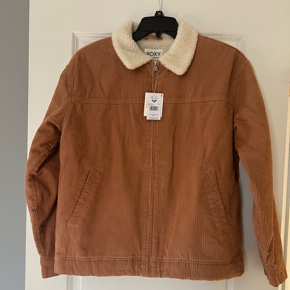 ROXY Desert Spirit Corduroy Jacket – Sherpa Collar – NWT – Size L - Picture 6 of 11